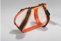 anny-x Brustgeschirr Protect Leuchtorange braun - Gr. L