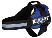 Julius-K9 Hundegeschirr Power blau, Gr. M, Breite: 40 mm, Bauchumfang: ca. 58 - 76 cm