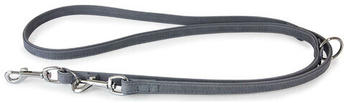 Das Lederband Führleine Boston Granite 200cm 14mm