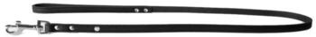 Das Lederband Hundeleine Weinheim schwarz 100cm 18mm
