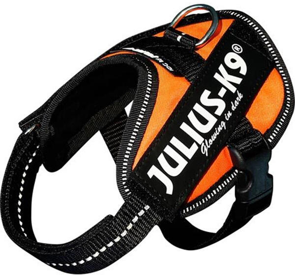 Julius K-9 IDC Powergeschirr High Visibility 2XS (Baby 2) UV Orange