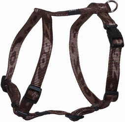 Rogz Alpinist Geschirr S 22-35cm mocca