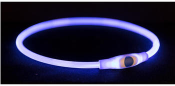 Trixie USB Flash Leuchtring L-XL blau