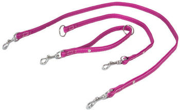 Das Lederband Universal Hundeleine Barcelona Rose-Violet 235cm 18mm