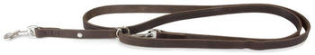 Das Lederband Verstellbare Führleine Weinheim mocca 210cm 12mm