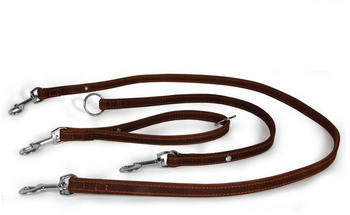 Das Lederband Universal Hundeleine Boston mocca/mocca 235cm 14mm