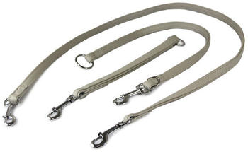 Das Lederband Universal Hundeleine Amsterdam grey 235cm 14mm
