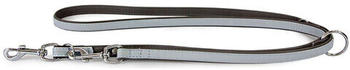 Das Lederband F&uuml;hrleine Amsterdam Ice/Lava 200cm 14mm
