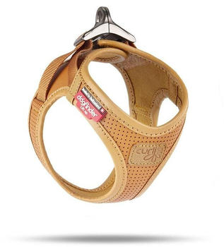 Curli Apple Leather Geschirr S braun