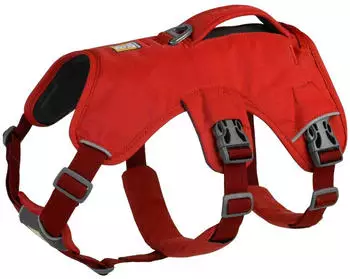 Ruffwear Web Master Geschirr mit Griff M Red Sumac (30103-607M)