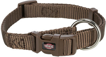 Trixie Premium Halsband aus Nylon S-M haselnuss (201526)