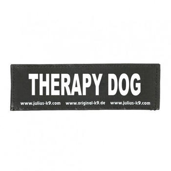 Julius K-9 Klettsticker groß - Therapy Dog (162LR-G-41092)