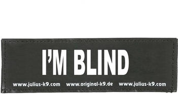 Julius K-9 Klettsticker klein - I'M Blind (162LR-K-28031)