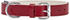 Knuffelwuff Echtleder Hundehalsband Basic Plus rot 19-25cm (13958-011)