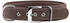 Knuffelwuff Echtleder Hundehalsband Glendale braun 33-40cm 4cm (13991-002)