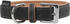Knuffelwuff Echtleder Hundehalsband Arcadia schwarz 21-25cm 1,8cm (13993-002)