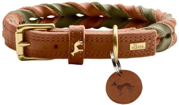 Hunter HUNTER Halsband Solid Education Duo M cognac/oliv (69072)