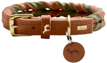 HUNTER Halsband Solid Education Duo XL cognac/oliv (69074)