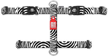 Max & Molly Original H-Geschirr Zebra Classic S Hals 30-46cm Brust 41-52cm 1,5cm (MM117014)