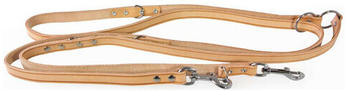 Das Lederband Führleine Weinheim Natural lang 300cm 12mm