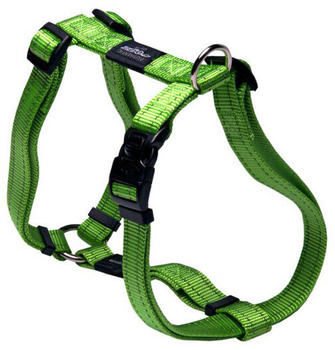 Rogz Utility H-Geschirr Snake M Hals 28 - 46cm Brust 32 - 52cm lime (RSJ11L)