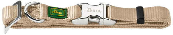 Hunter HUNTER Halsband Vario Basic Alu Strong Verschluss M beige (46668)