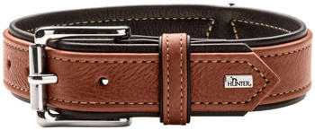 HUNTER Halsband Canadian Up 46 - 52cm 3,5cm cognac / schwarz (200034)