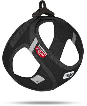Curli Clasp Vest Geschirr Cord schwarz 2XS (9114706)
