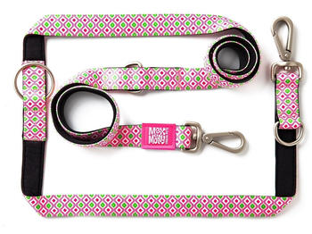 Max & Molly Multifunktionsleine Retro Pink M 200x2cm (MM193011)