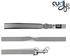 1,4 m, 15 mm, grau, L: Curli Basic Leine Nylon