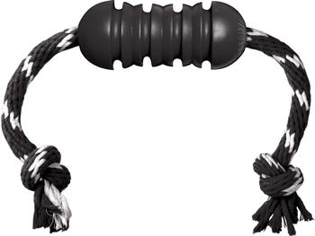 Kong Extreme Dental mit Seil 12cm schwarz