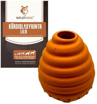 Wildfang Naturkautschuk Hundespielzeug - Kürbislabyrinth Lilo