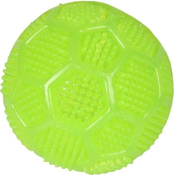 Flamingo Hundespielzeug TPR Dental Squeaky Ball grün, Maße: 10 cm