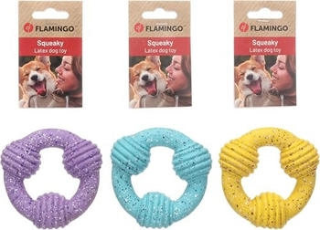 Flamingo Hundespielzeug Freckles Ring, Größe: S