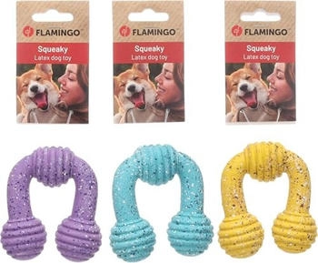 Flamingo Hundespielzeug Freckles U-Ring, Größe: S