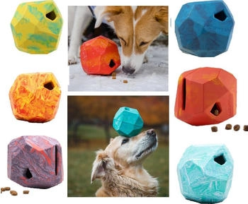 Ruffwear Hundespielzeug Gnawt-a-Rock Toy Glacial Blue