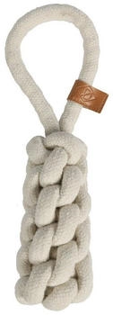 David Douillet D&D Hundespielzeug Kurt geflochtener Kegel beige, Maße: 22 cm / Ø 10 mm