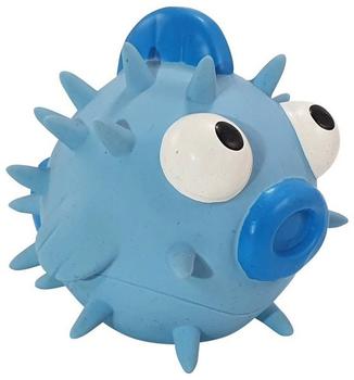 Nobby Hundespielzeug Kugelfisch, Latex, blau