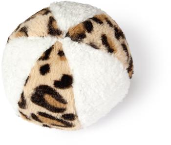 Beeztees Plüschspielzeug Safari Ball weiß/braun