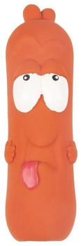 Flamingo Hundespielzeug Latex Tipsy Wurst braun, Maße: 20 cm