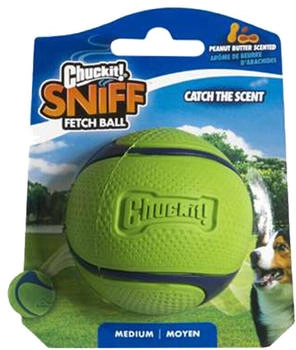 Chuckit! Hundespielzeug Sniff Fetch Ball Peanut Butter, Größe: M