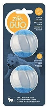 Zeus Duo Ball mit Quietscher & LED - 2er-Pack, Durchmesser: 5 cm