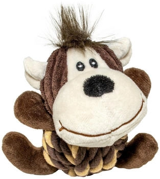 Duvo+ Hundespielzeug Zoo Friends Affe Ball braun