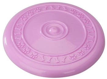 EBI Europet Bernina Hundespielzeug Gummi Frisbee Strawberry rosa