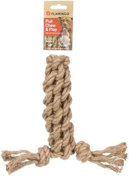 Flamingo Kush Zerrseil mit 2 Knoten braun