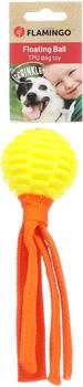 Flamingo Hundespielzeug Lipa Ball gelb/orange