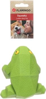 Flamingo Hundespielzeug Kremi Frosch grün