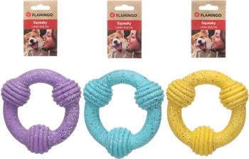 Flamingo Hundespielzeug Freckles Ring, Größe: L