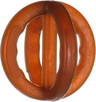Flamingo Hundespielzeug Cross Ball Rubba braun