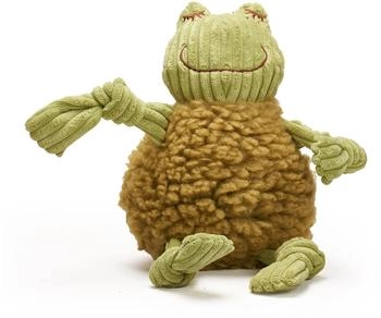 HuggleHounds HuggleFleece FlufferKnottie "Fiona the Frog", Größe: L